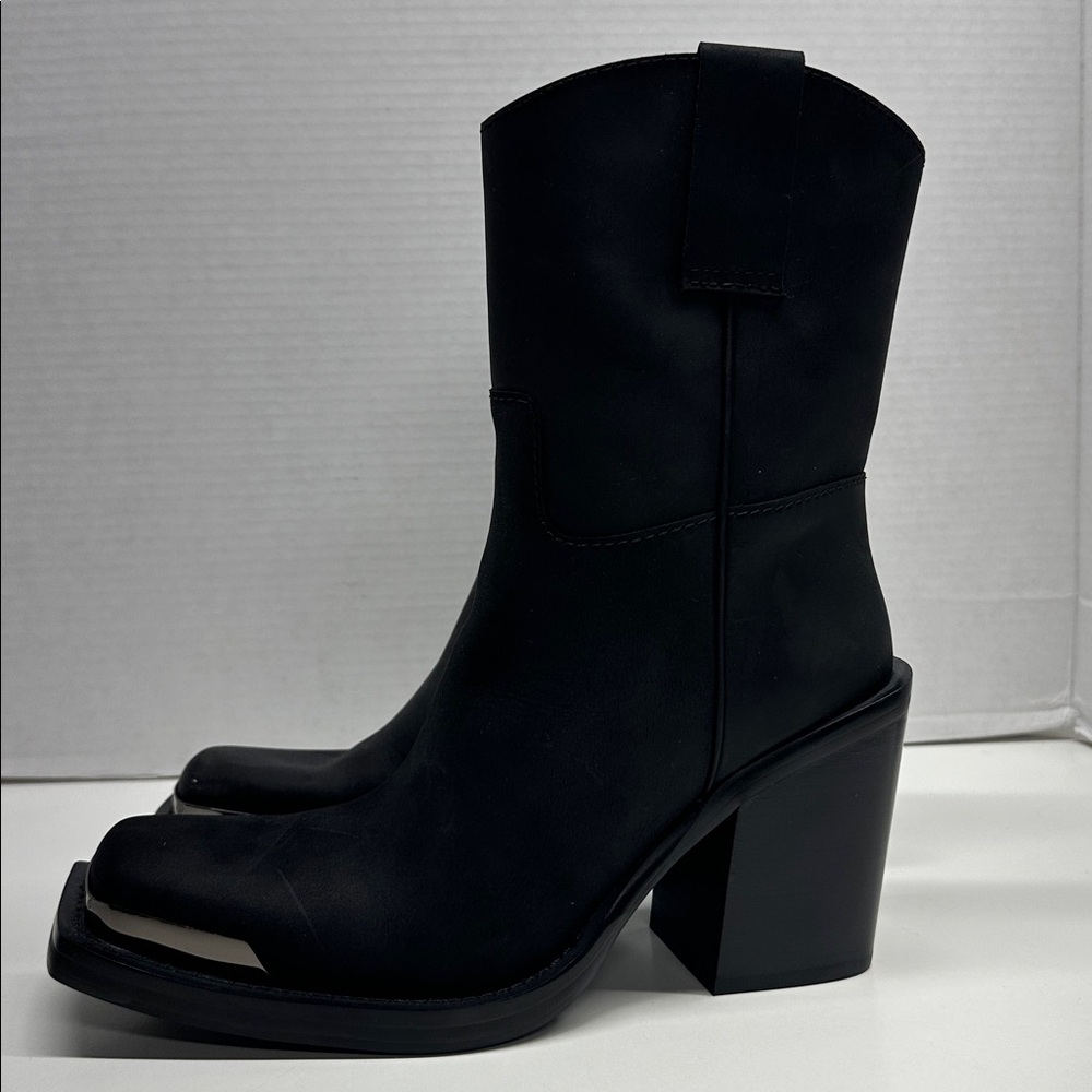 Jeffrey Campbell Black Ankle Boots - Picture 4 of 7